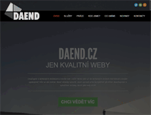 Tablet Screenshot of daend.cz